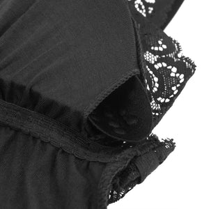 Subblime – Teddy détail dentelle florale noir L/XL