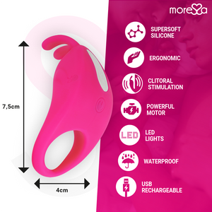 Moressa – Brad premium silicone rechargeable rose
