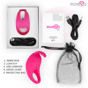 Moressa – Brad premium silicone rechargeable rose