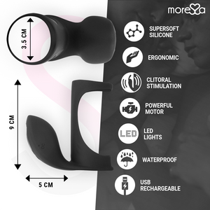 Moressa – Anneau vibrateur brandon avec couvercle