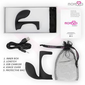 Moressa – Anneau vibrateur brandon avec couvercle