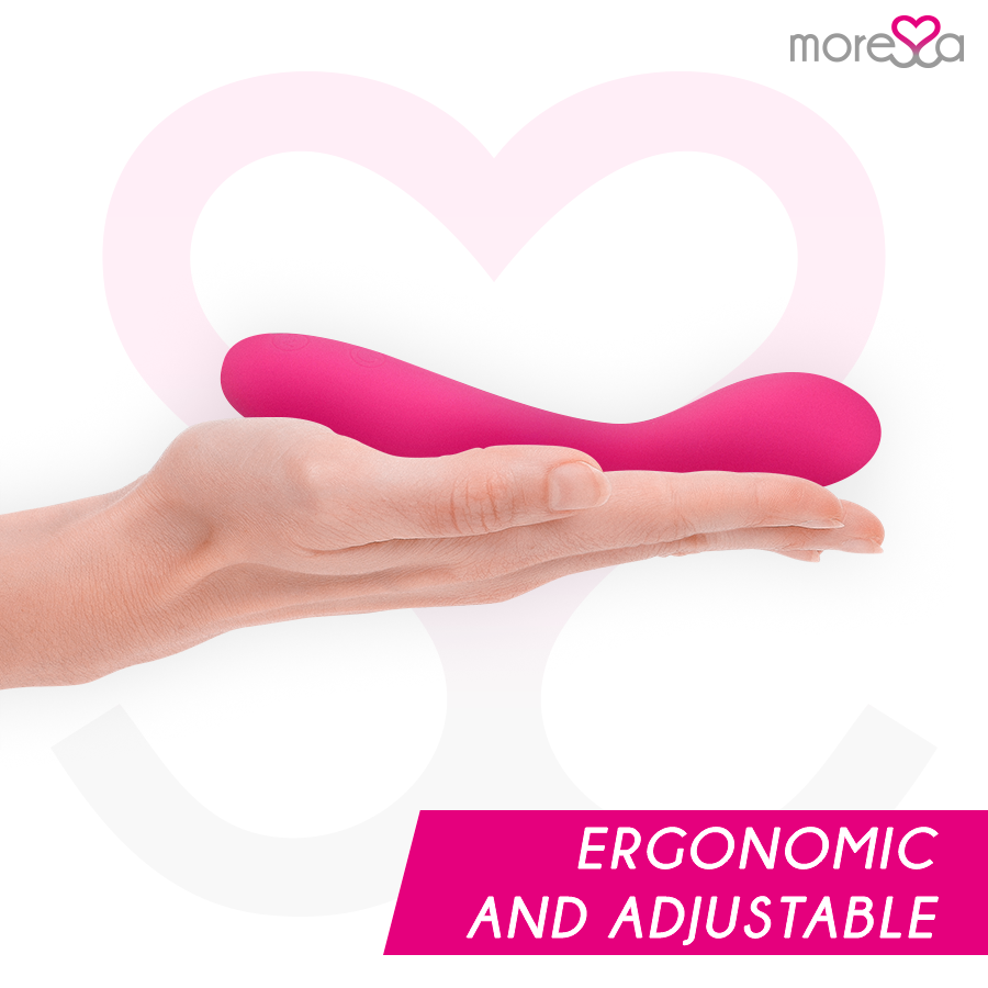MORESSA - DRUSO MASAJEADOR DUO PUNTO GY SUERO PELVICO PREMIUM SILICONE RECHARGEABLE