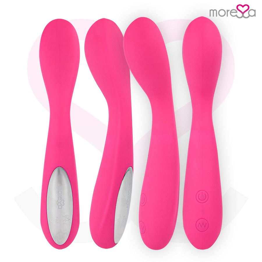 MORESSA - DRUSO MASAJEADOR DUO PUNTO GY SUERO PELVICO PREMIUM SILICONE RECHARGEABLE