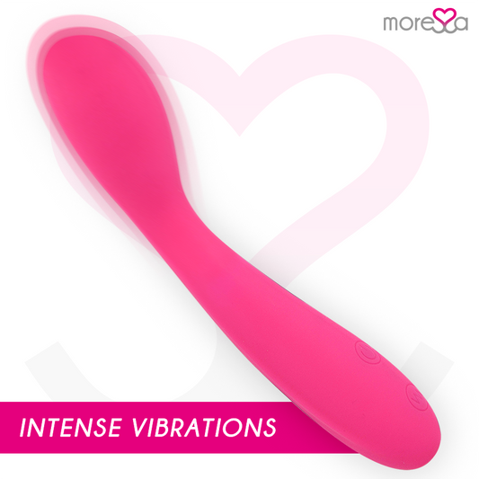 MORESSA - DRUSO MASAJEADOR DUO PUNTO GY SUERO PELVICO PREMIUM SILICONE RECHARGEABLE