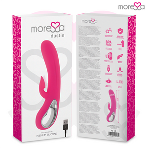 Moressa – Dustin ondes stimulantes clitoriales et vibrations puissantes silicone premium rechargeable