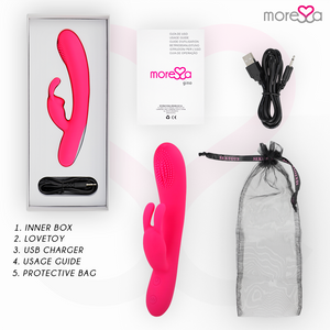 Moressa – Gino rechargeable en silicone premium