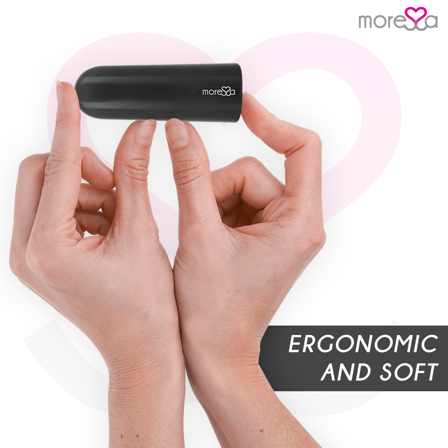 MORESSA - NIX POTENTE VIBRADOR MULTI JUEGOS CONTROLE AFSTANDSBEDIENING NEGRO