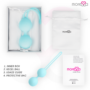 Moressa – Osian trois silicone turquoise premium