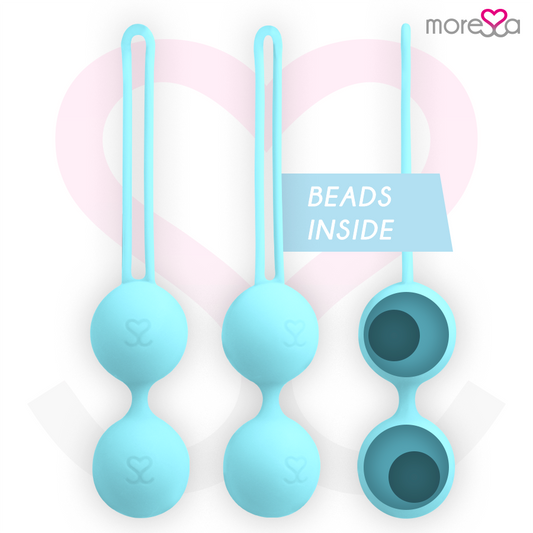 MORESSA - OSIAN TWEE ENTRENAMIENTO SUELO PELVICO 101gr PREMIUM SILICONA TURQUESA