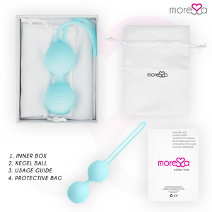 Moressa – Osian deux silicone turquoise premium