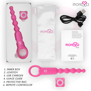 Moressa – Ronie télécommande plaisir anal rose