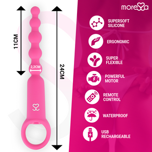 Moressa – Ronie télécommande plaisir anal rose