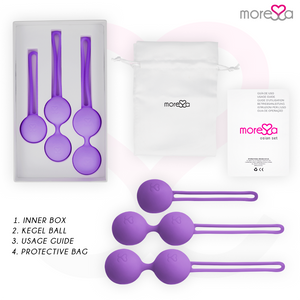 Moressa – Osian set premium silicone lilas
