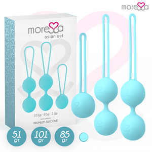 Moressa – Ensemble osian silicone turquoise premium