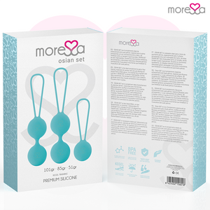 Moressa – Ensemble osian silicone turquoise premium