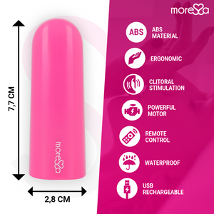 Moressa – Nix vibrateur télécommande rose