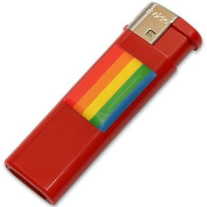 Pride – Briquet fuscia avec drapeau lgbt