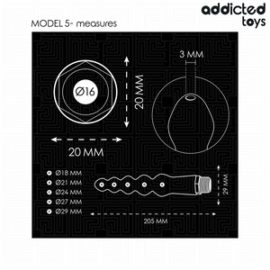 ADDICTED TOYS - NETTOYEUR ANAL AVEC ADAPTATEUR UNIVERSEL MODÈLE 5