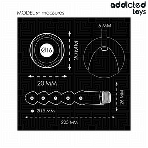 ADDICTED TOYS - NETTOYEUR ANAL AVEC ADAPTATEUR UNIVERSEL MODÈLE 6