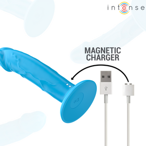 Intense – Phoebe vibrateur réaliste 10 vibrations télécommande bleu