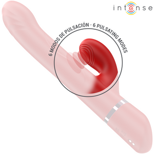 Intense – Lele vibrateur multifonction rotatif & oscillant & stimulant rouge