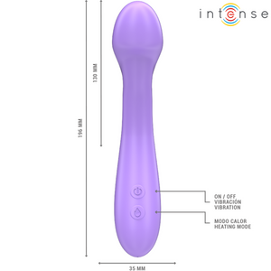 Intense – Becky vibrateur 19 cm chauffant 7 vibrations violet