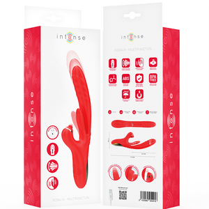 Intense – Rosalia vibrateur multifonction 3 en 1 rouge