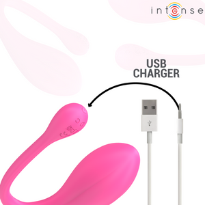 Intense – Janice u vibrateur double stimulation 10 vibrations rose télécommande