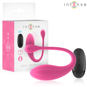 Intense – Janice u vibrateur double stimulation 10 vibrations rose télécommande