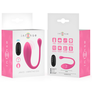 Intense – Janice u vibrateur double stimulation 10 vibrations rose télécommande