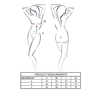 PASSION - ENSEMBLE SOUTIEN-GORGE + STRING ANUVERA NOIR L/XL