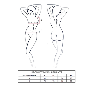 PASSION - BODY VELMORE BLEU L/XL