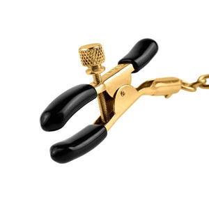FFS Gold Chain Nipple Clamps