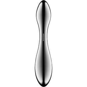 SATISFYER - PURE GRAVITY 3 GODEMICHET DOUBLE EXTRÉMITÉ EN ACIER INOXYDABLE