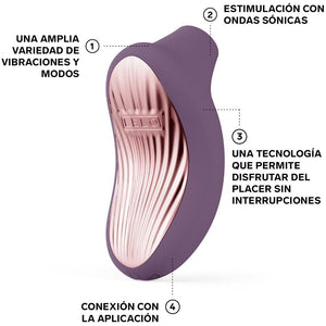 LELO - MASSEUR CLITORAL SONIQUE SONA 3 CRUISE PRUNE