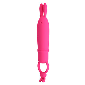 PRETTY LOVE - DELIA VIBRATEUR RABBIT AVEC ANNEAU DE RÉSISTANCE