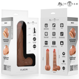 MR INTENSE - BRUCE S GODEMICHET EN SILICONE AVEC TESTICULES 17,8 CM -Ø- 4 CM