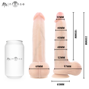 MR INTENSE - BRUCE L GODEMICHET EN SILICONE 23 CM -Ø- 5,2 CM