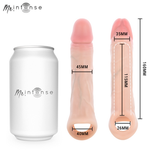 MR INTENSE - ARNOLD L VIBRATEUR MANCHON PÉNIS EN SILICONE AVEC TÉLÉCOMMANDE 16 CM -Ø- 4,5 CM