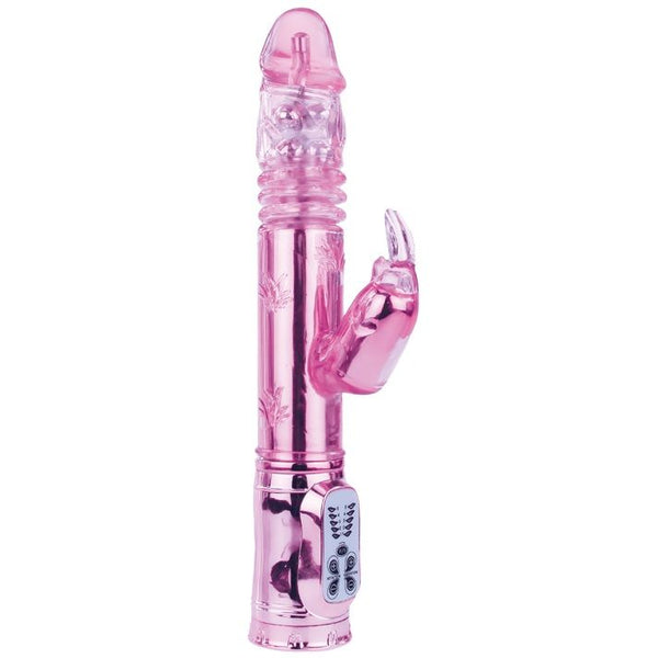 Baile – Throbbing Bunny, vibromasseur rabbit rotatif rose