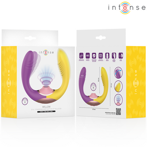INTENSE - WILLOW STIMULATEUR À SUCCION ET VIBRATION 3 EN 1