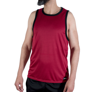 MACHO - CMV003 T-SHIRT DE SPORT MARRON L/XL