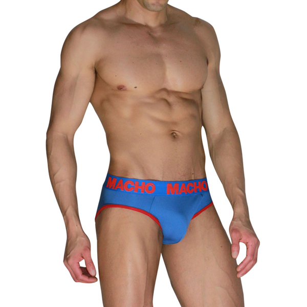 MACHO - MCH005 CLASSIC SLIP BLEU + ROUGE M