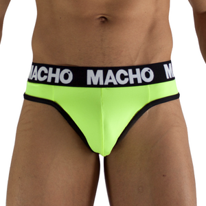 MACHO - MTG001 STRING JAUNE FLUORESCENT TAILLE L