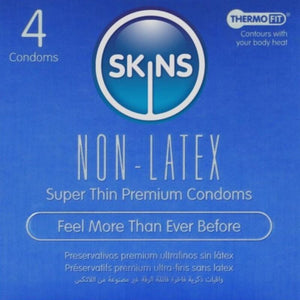 SKINS - LOT DE 4 PRÉSERVATIFS SANS LATEX