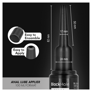 BLACK HOLE - APPLICATEUR DE LUBRIFIANT ANAL TAILLE L 100 ML