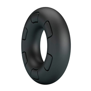 CRAZY BULL - ANNEAU PÉNAL EN SILICONE SUPER DOUX BERTRAM NOIR