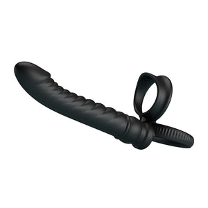 PRETTY LOVE - VIBRATEUR ANAL MERRITT AVEC ANNEAU ET VIBRATION NOIR