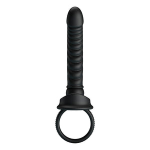 PRETTY LOVE - VIBRATEUR ANAL MERRITT AVEC ANNEAU ET VIBRATION NOIR