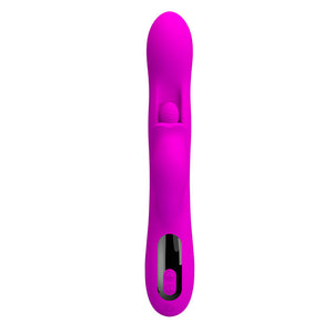 PRETTY LOVE - VIBRATEUR OSCILLANT LAPIN YALANDA AVEC AFFICHAGE LED VIOLET
